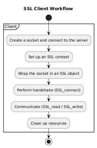 SSL Client Workflow