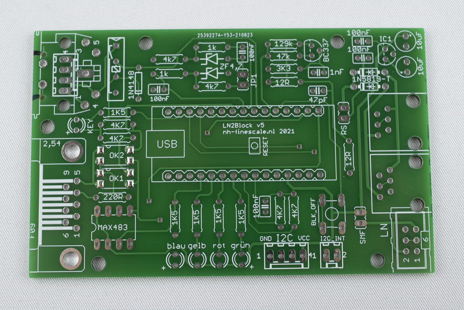 LN2Block build tin pads