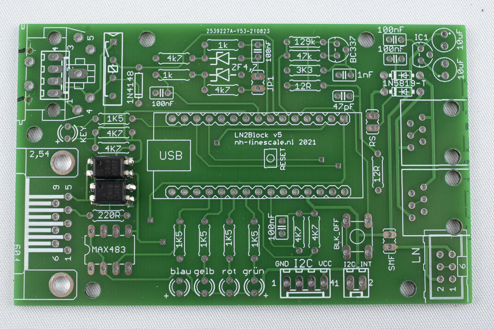 LN2Block build solder optocouplers