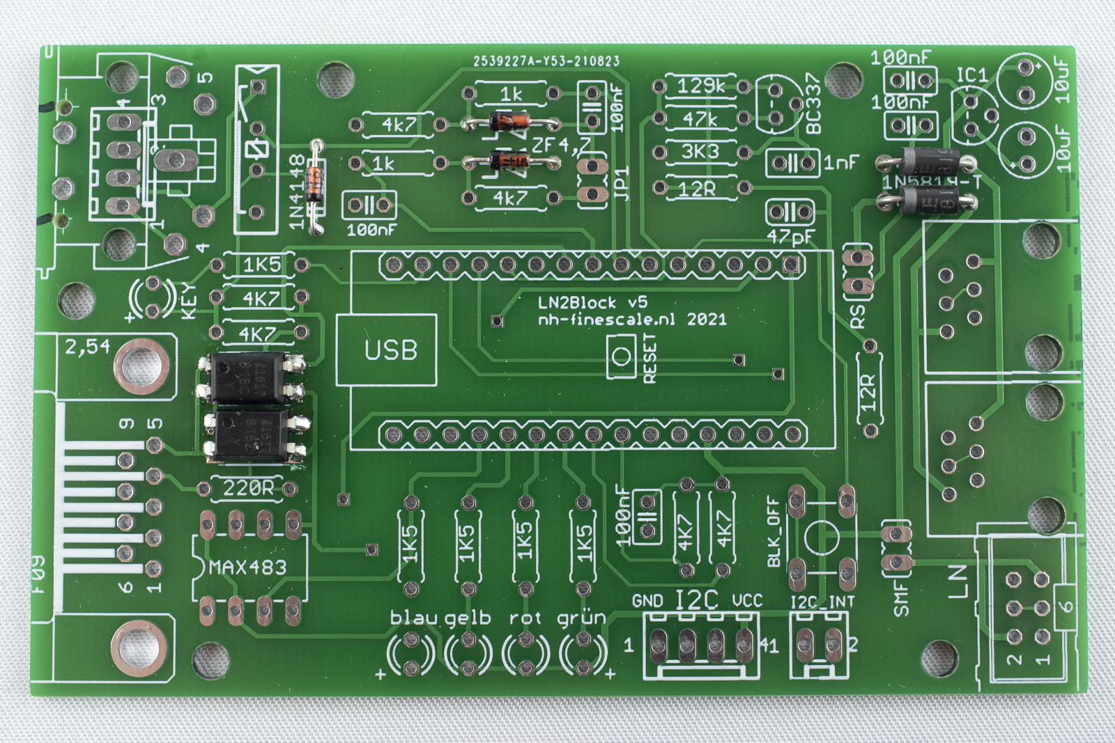 LN2Block build solder diodes