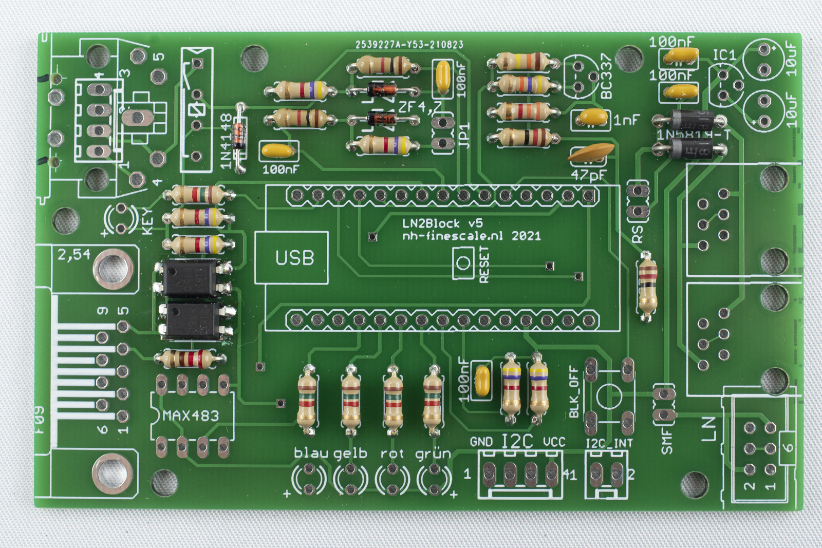 LN2Block build solder ceramic capacitors