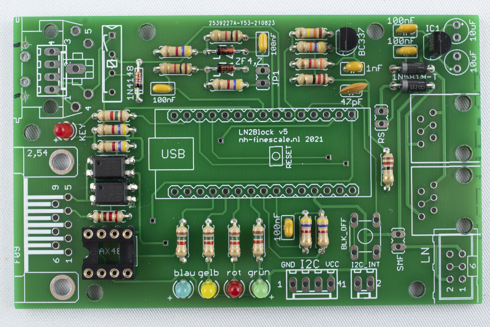 LN2Block build solder LEDs