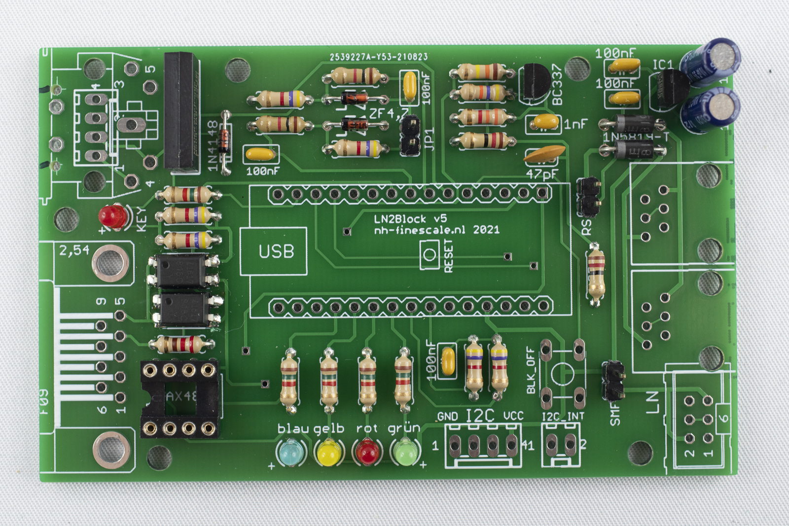 LN2Block build solder LEDs
