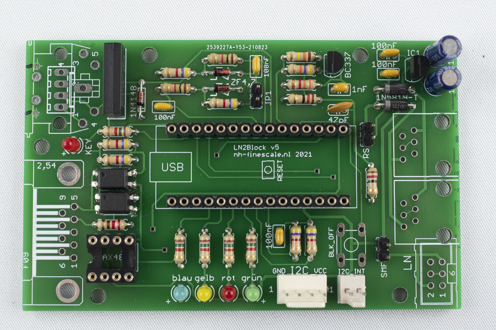 LN2Block build solder LEDs