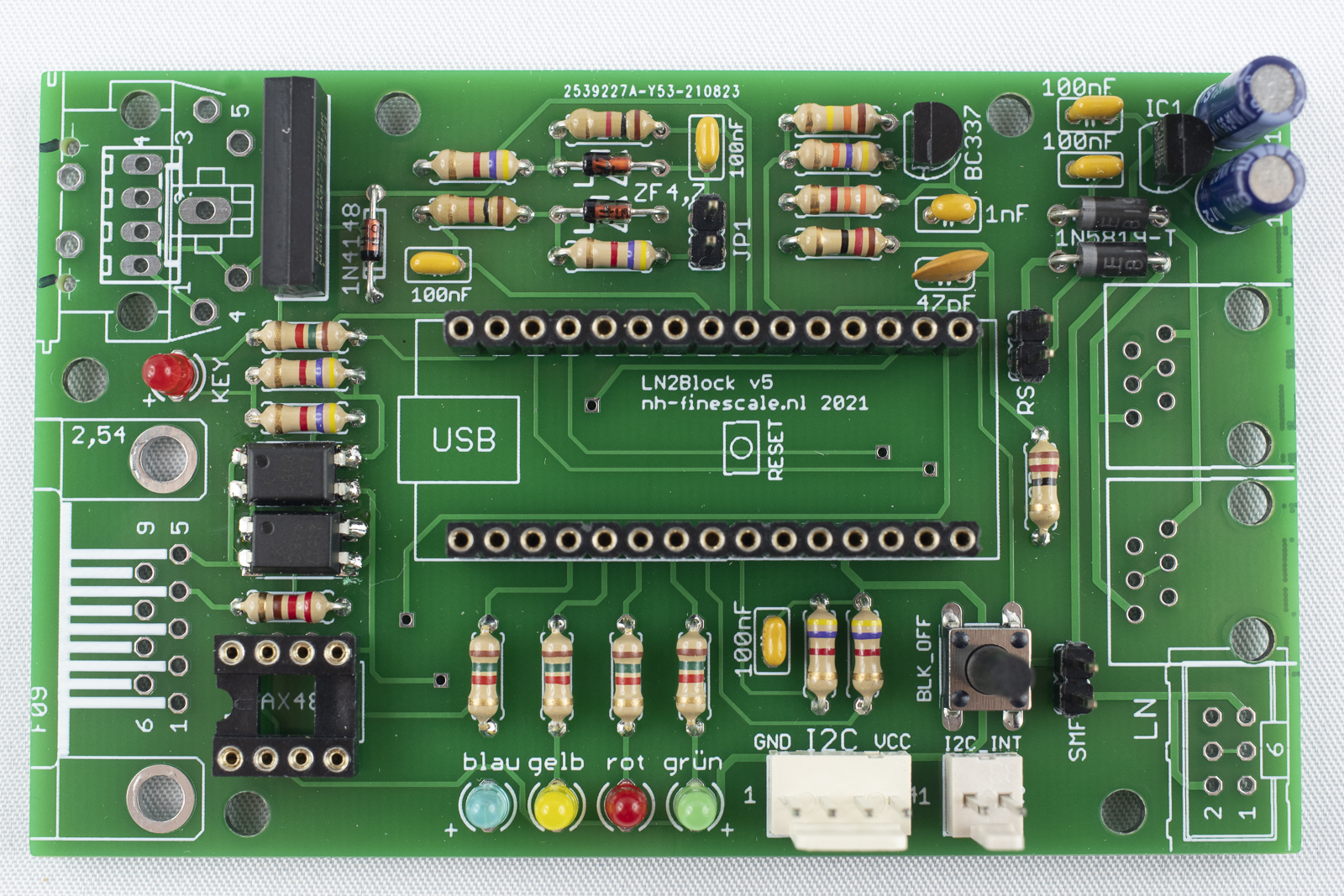 LN2Block build solder LEDs