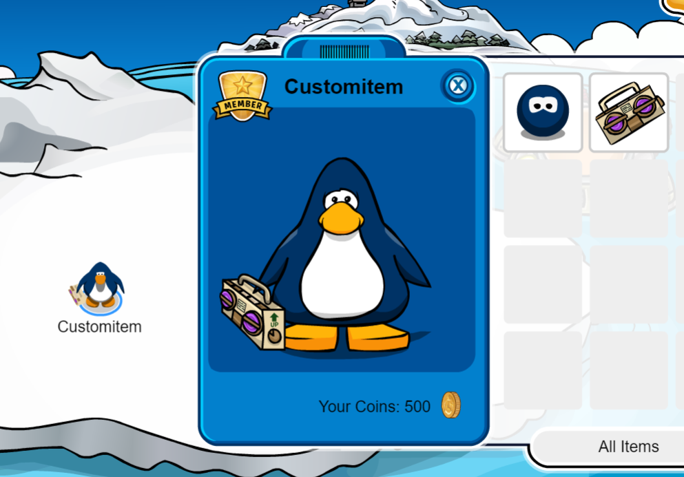Custom Item Example