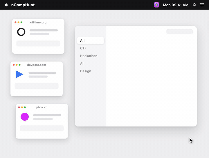 nCompHunt screenshot 2