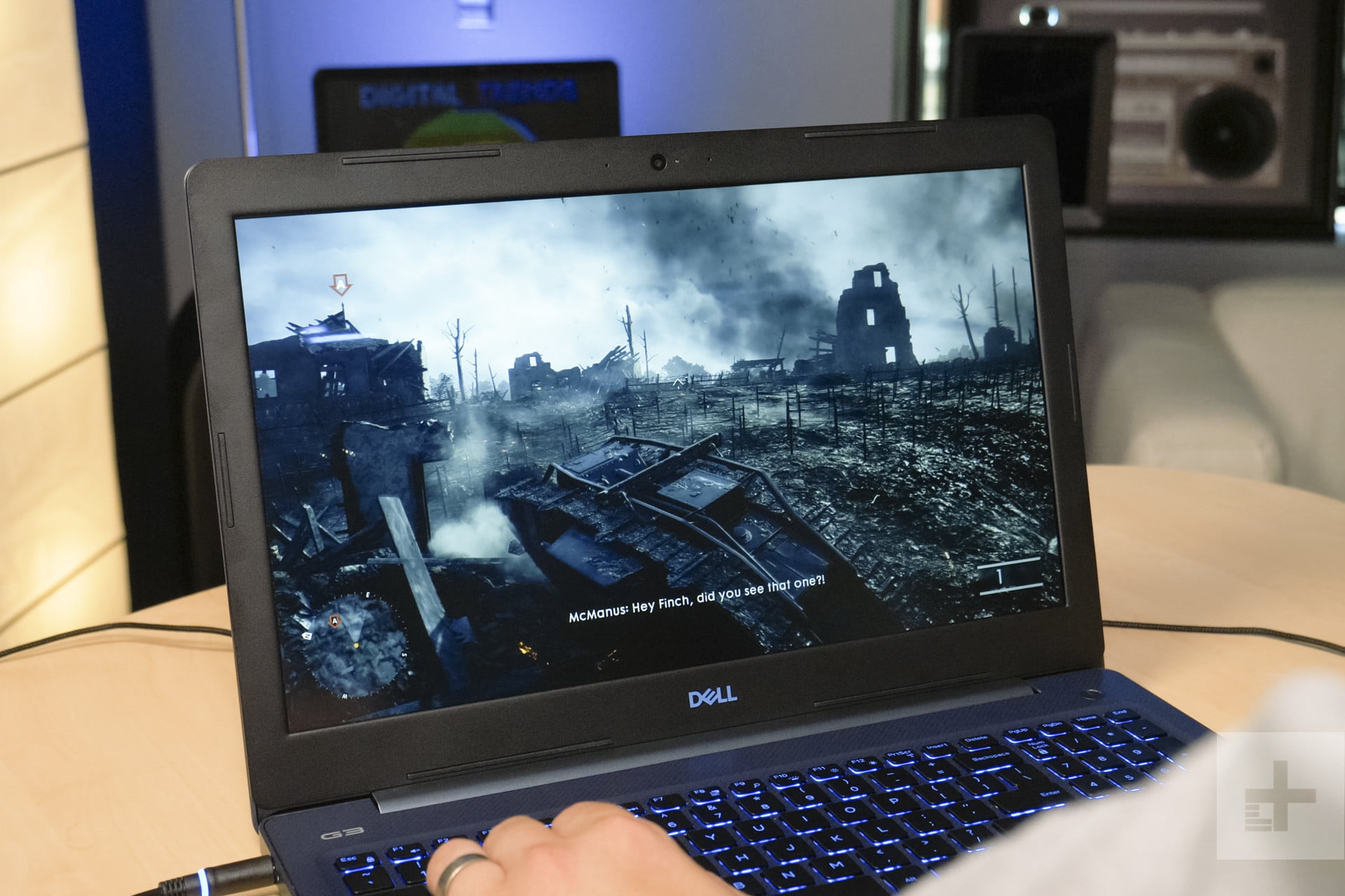 Laptop Dell dòng G3 có cấu hình mạnh, cải thiện hiệu năng khi chơi game