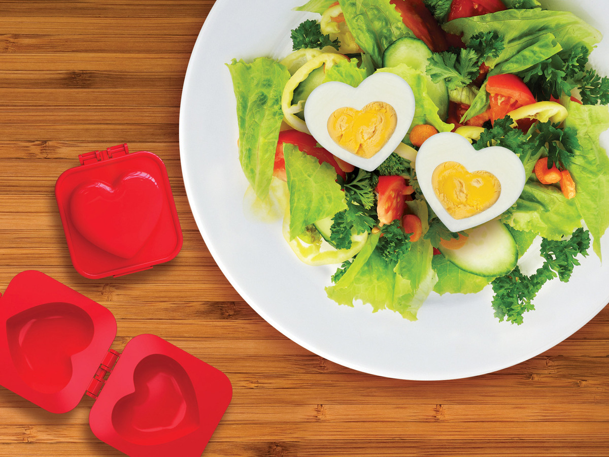 Salad trứng trái tim siêu ngon dễ làm