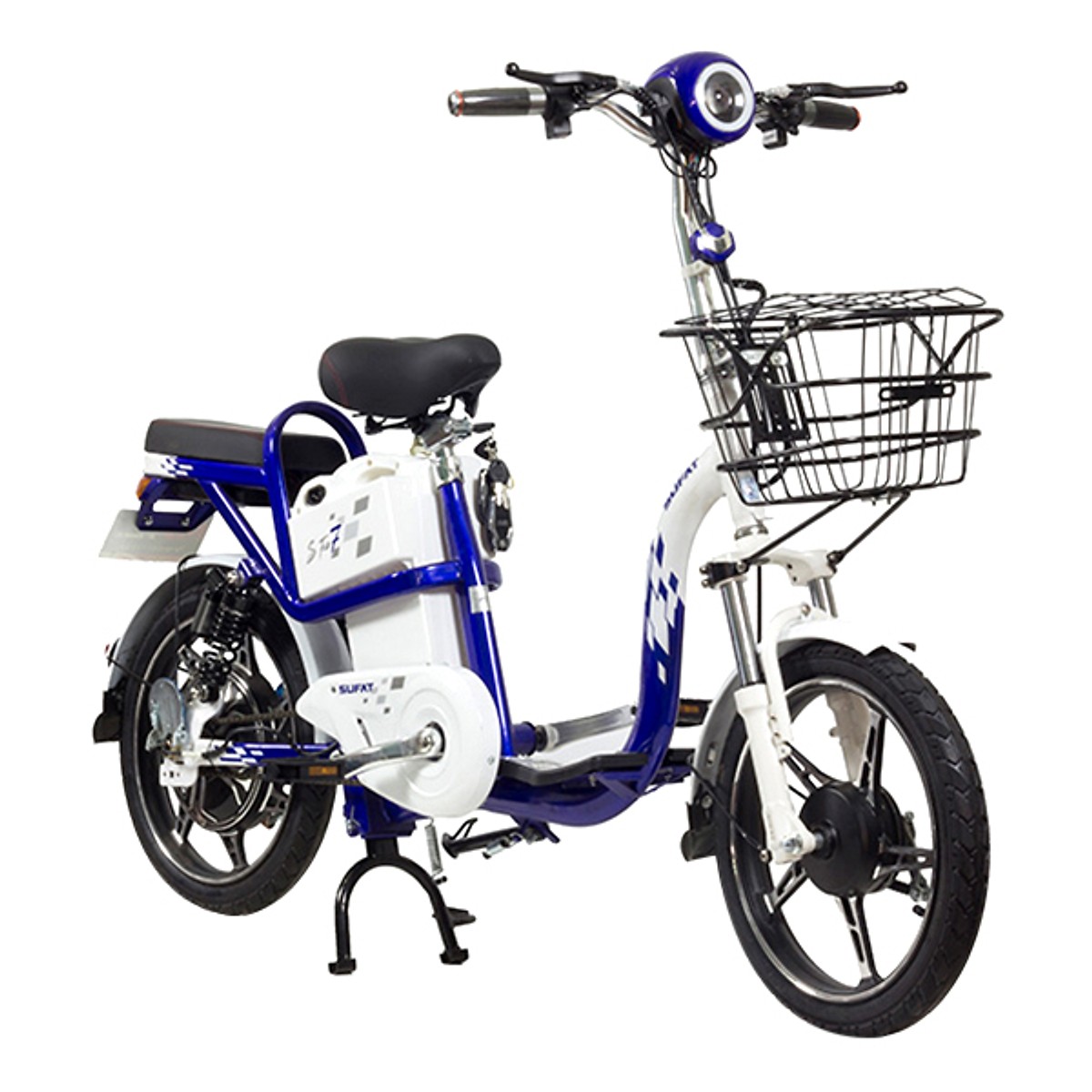 Xe đạp điện Sufat SF7 kiểu dáng đẹp, dễ di chuyển