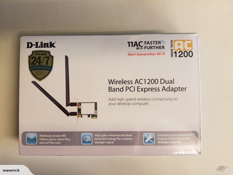 Card wifi PCI băng tần kép Dlink DWA 582 