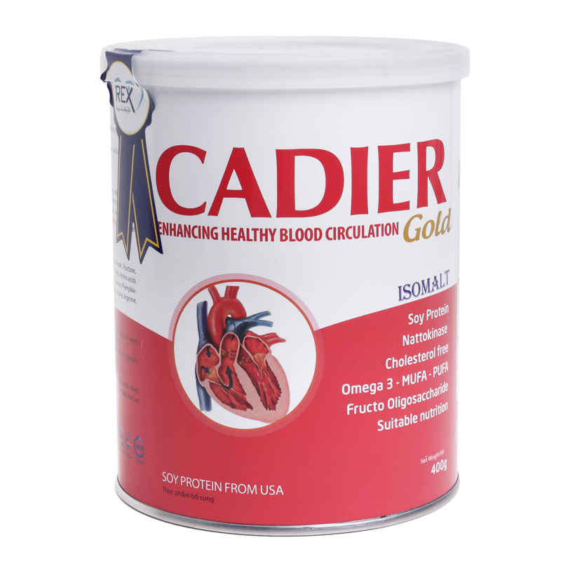 Cadier Gold là loại sữa tốt cho người bị tim mạch và tiểu đường