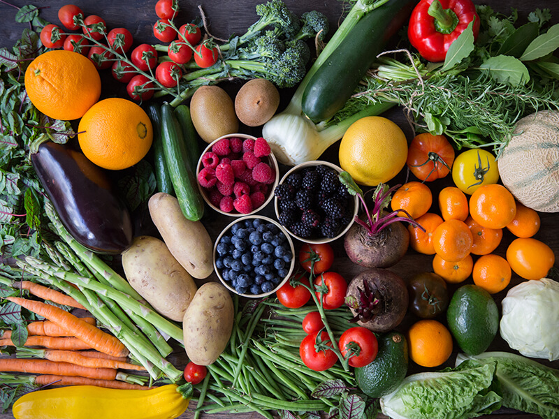 Các loại trái cây và rau củ tốt cho cơ thể