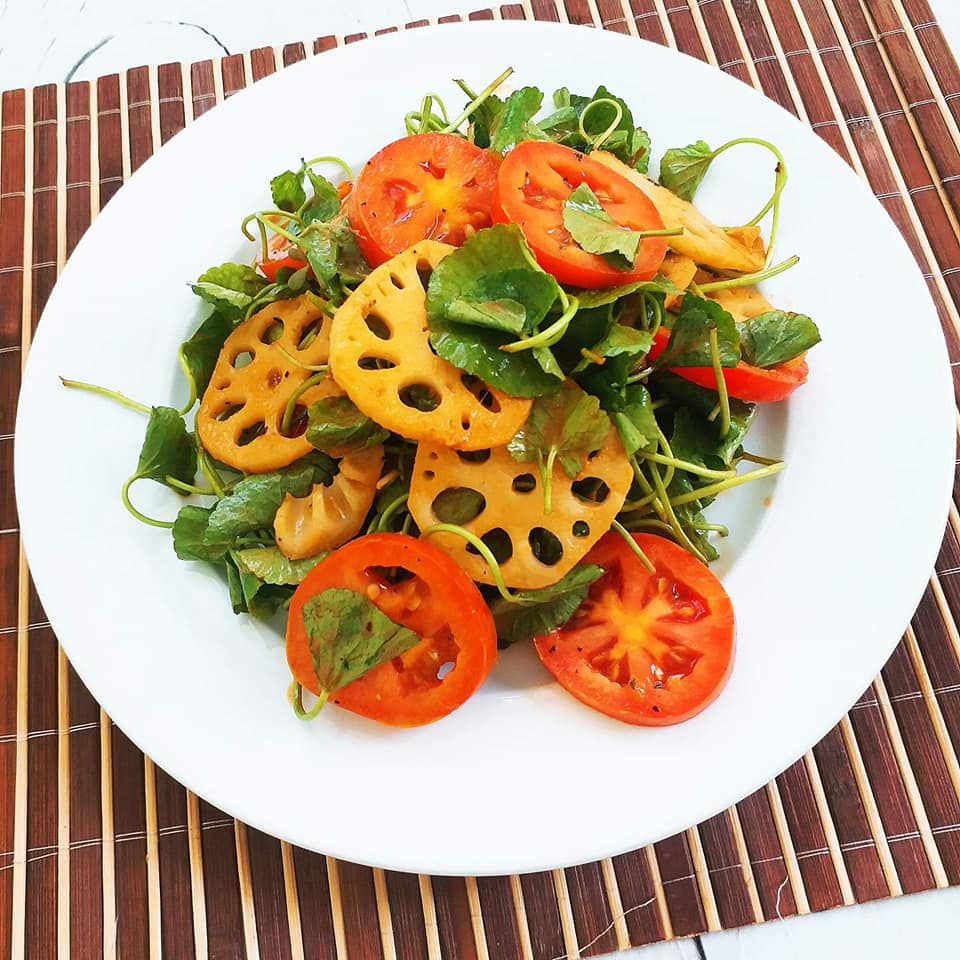 Salad rau má là món ăn ngon và giải nhiệt cơ thể tốt