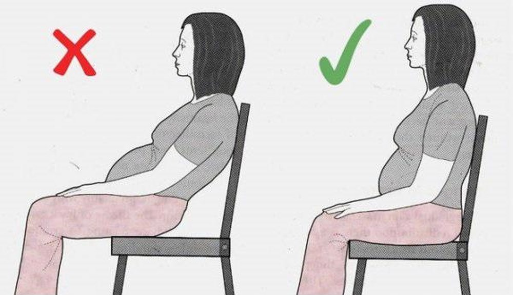 Xem lại cách ngồi của mình để khắc phục đau lưng khi mang thai 