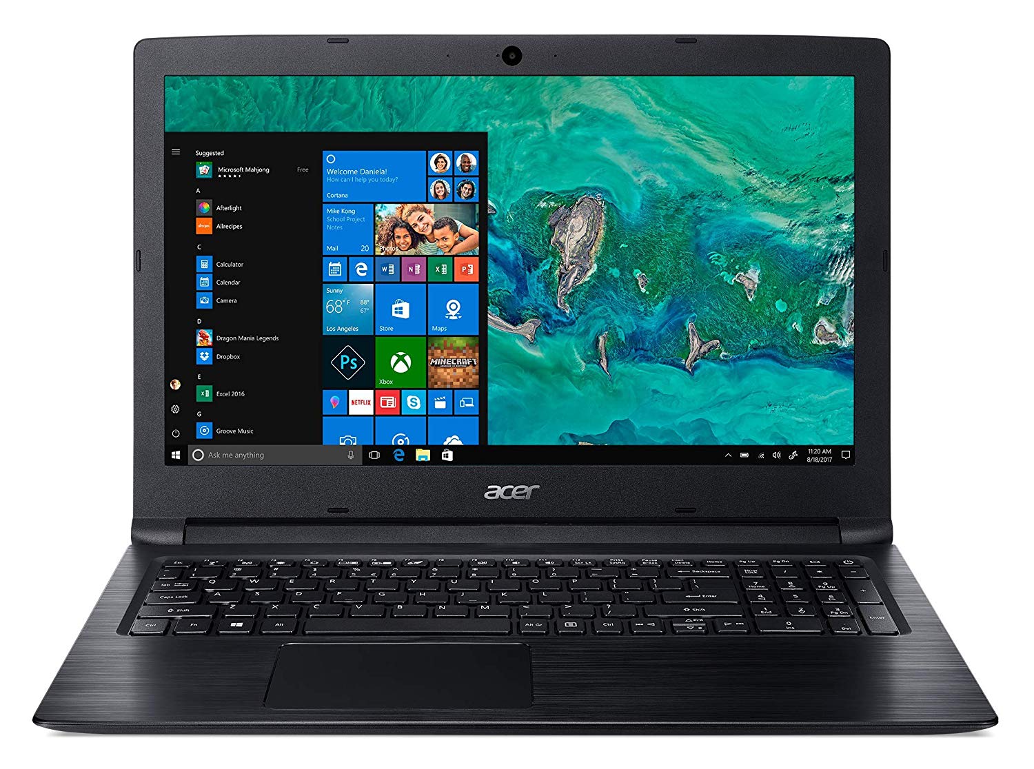 Acer Aspire 3 A315-53-P3YE NX.H38SV.007 có công nghệ màn hình chống lóa hiệu quả