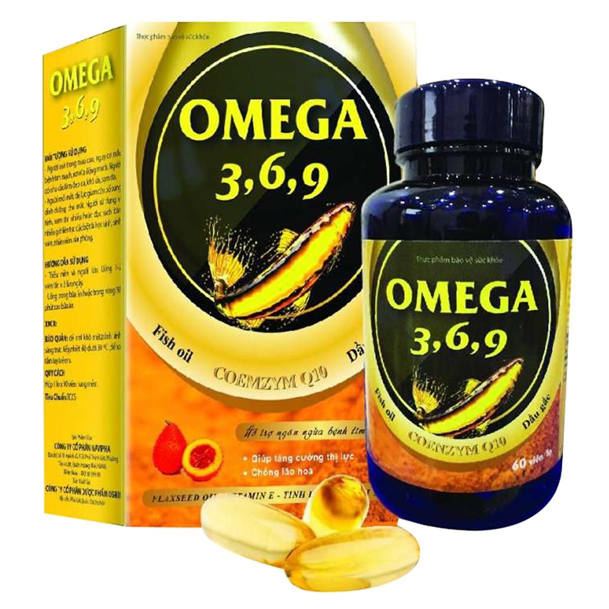 Omega 3, 6, 9 Navipha - thực phẩm chức năng tốt cho tim mạch