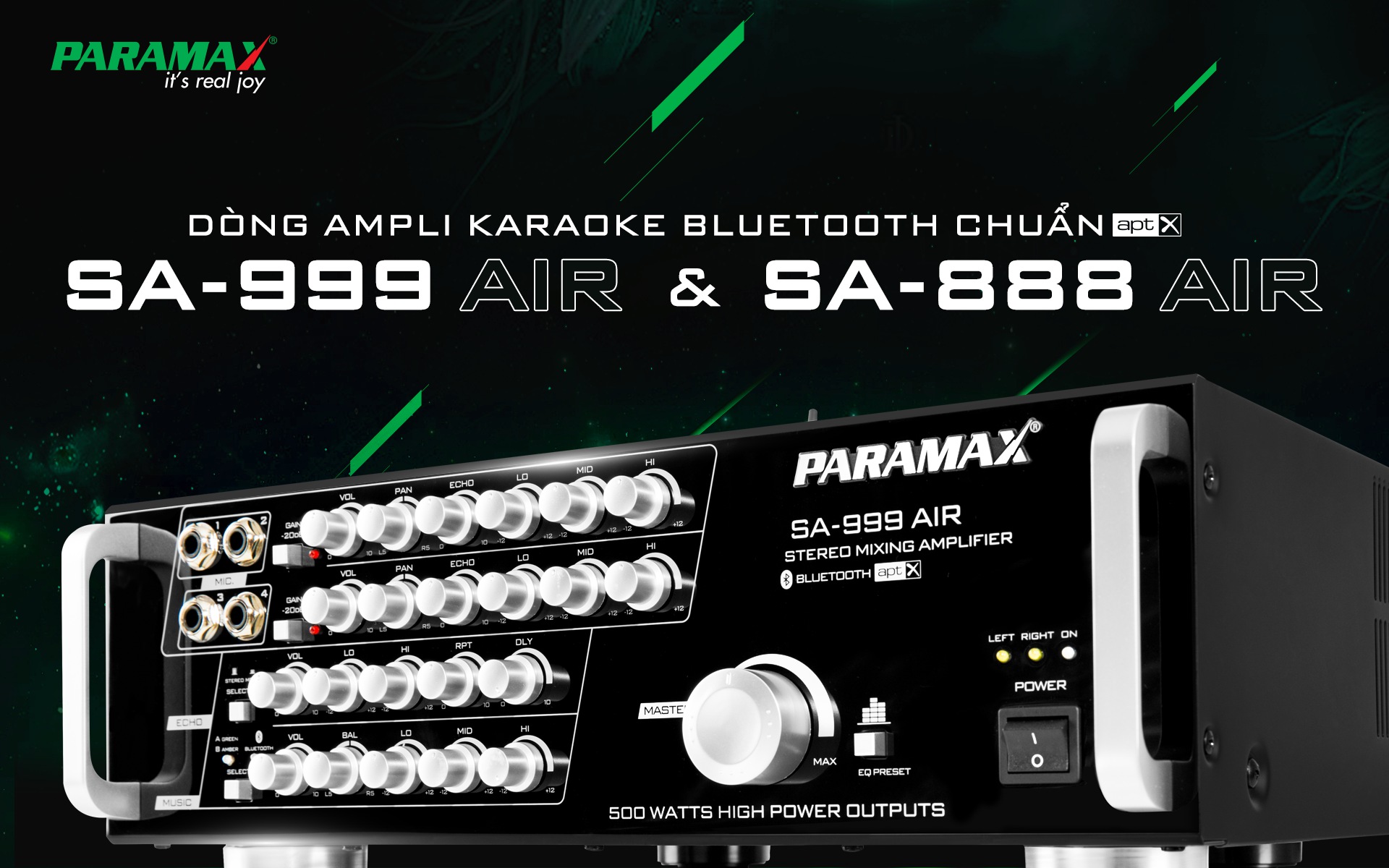 Amply Karaoke Paramax SA888 Air New 2018 