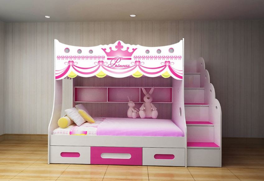 Mẫu giường tầng này được đánh giá cao nhờ thiết kế trẻ trung và tiết kiệm không gian tối ưu (Nguồn: giuongtangtreem.net)