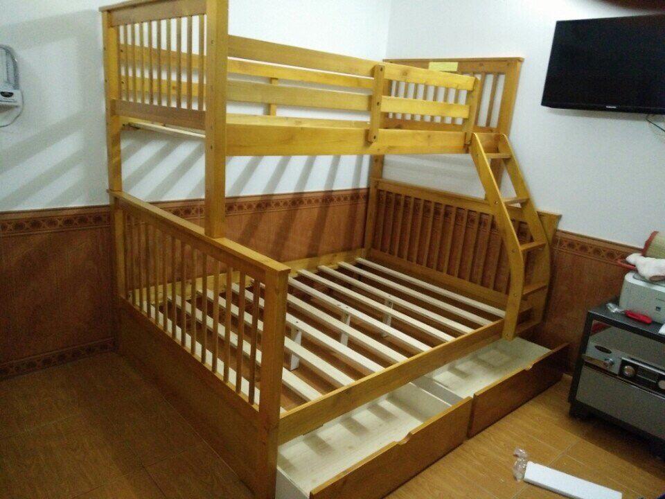 Đây là loại giường tầng có thiết kế độc đáo và tiện dụng (Nguồn: tuankhuyenmai.om)