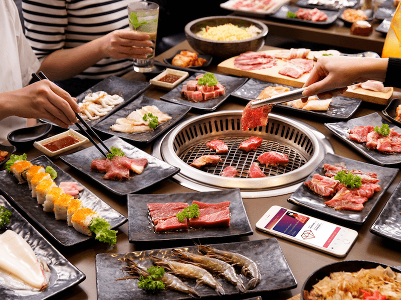 Đồ nướng ở Sumo BBQ cũng chinh phục được nhiều thực khách sành ăn