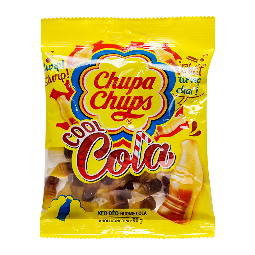 Cola Chupa Chups với hương vị cola được cô đặc trong viên kẹo dẻo