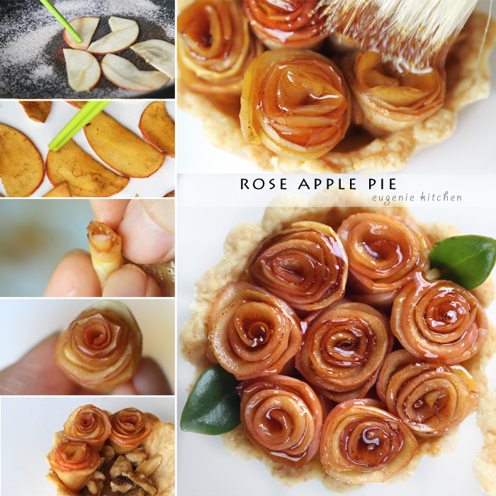 Cách làm bánh táo hoa hồng