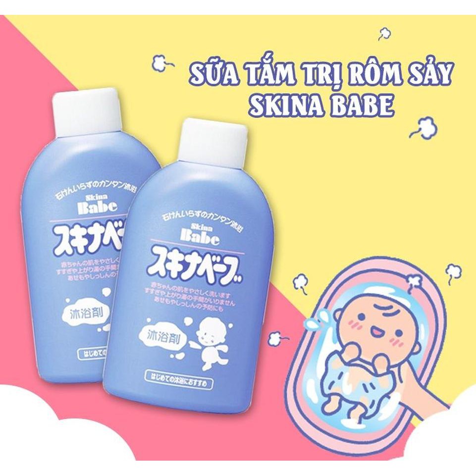 Sữa tắm trị rôm sảy hiệu quả của Nhật