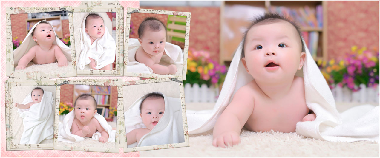 Đa dạng các góc chụp khác nhau khi chụp ảnh cho bé