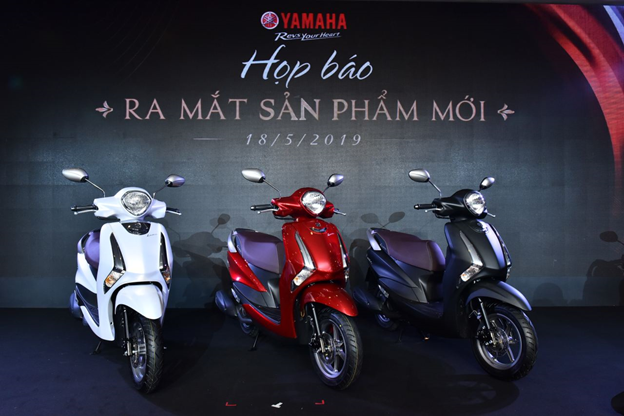 Ba màu sắc nổi bật của Yamaha Latte 