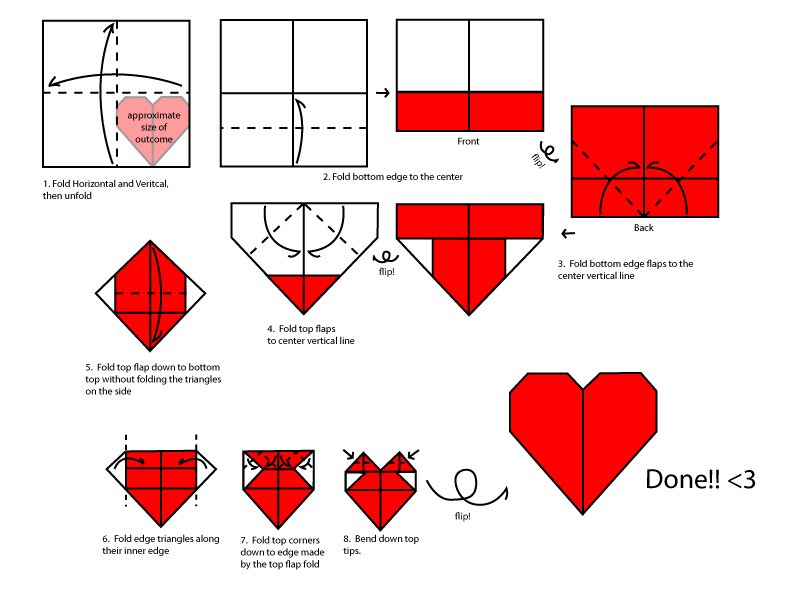 Trái tim origami