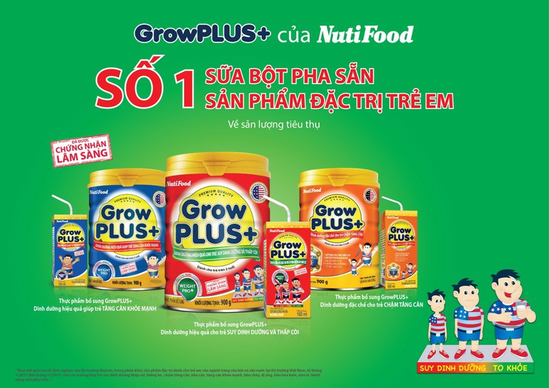 Grow Plus Nutifood là dòng sản phẩm sữa bột uy tín và chất lượng được nhiều mẹ tin dùng
