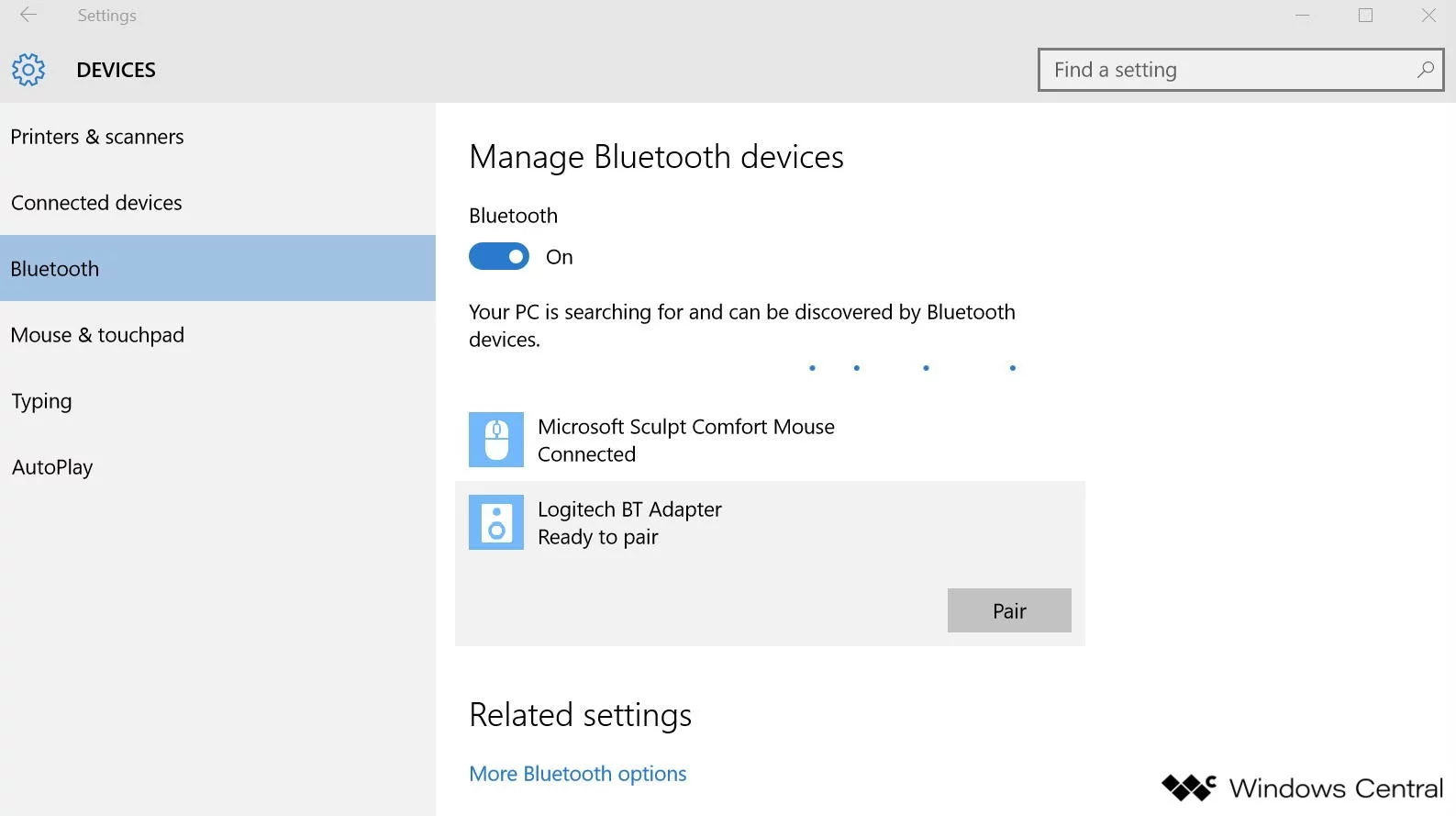 Cách mở bluetooth dễ dàng trên hệ điều hành Windows 10 