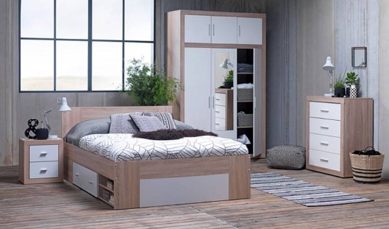 Khung giường kèm hộc tủ gỗ công nghiệp Favrbo Plus (Nguồn: google.com)