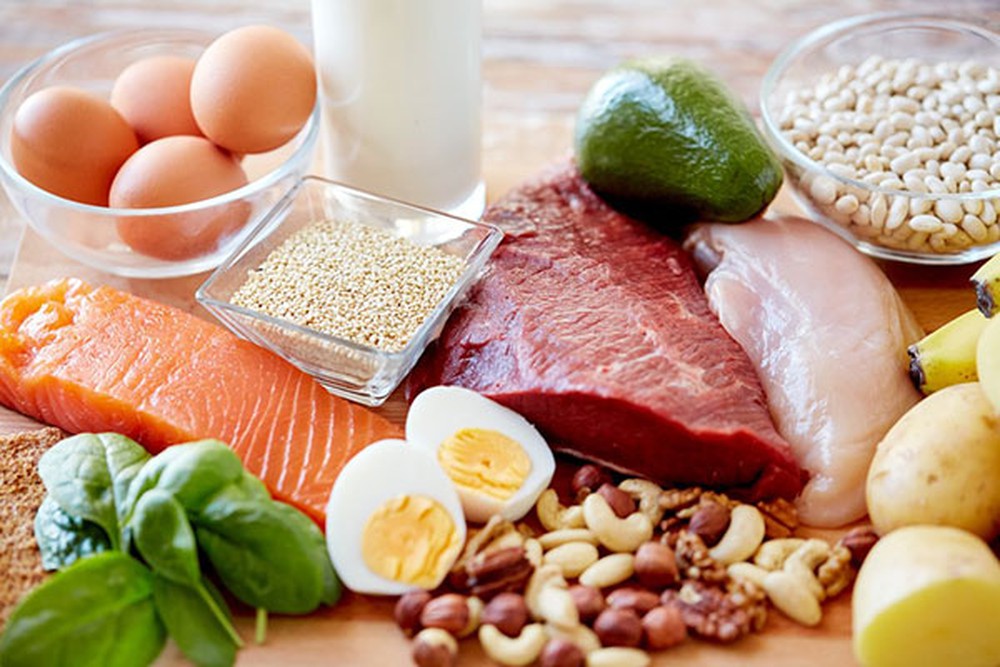 Thực phẩm giàu protein giúp duy trì sự cân bằng nội tiết tố cơ thể
