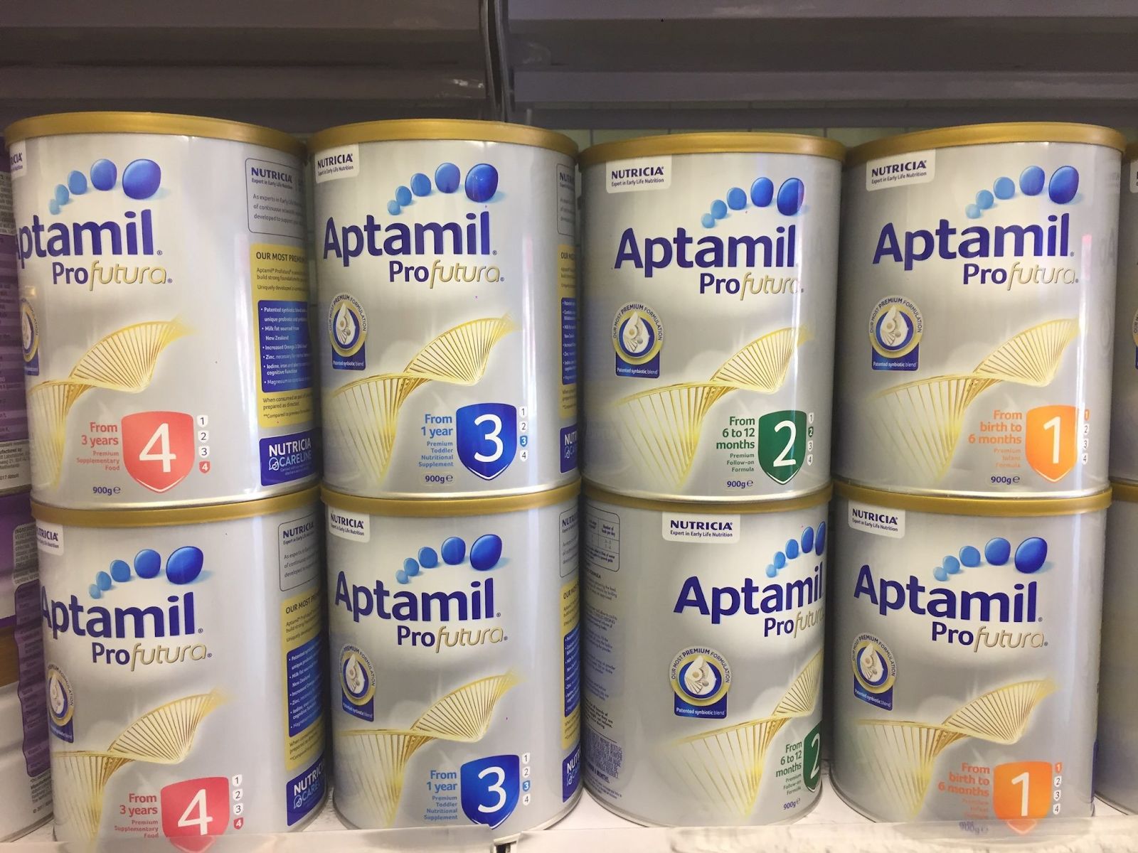 Hình ảnh bao bì sữa Aptamil Úc