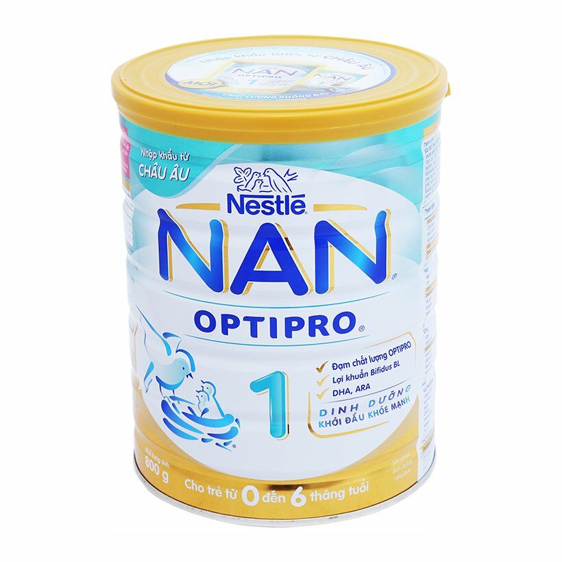 Nestlé Nan Optipro 1 tăng lợi khuẩn đường ruột cho trẻ (Nguồn: google.com)