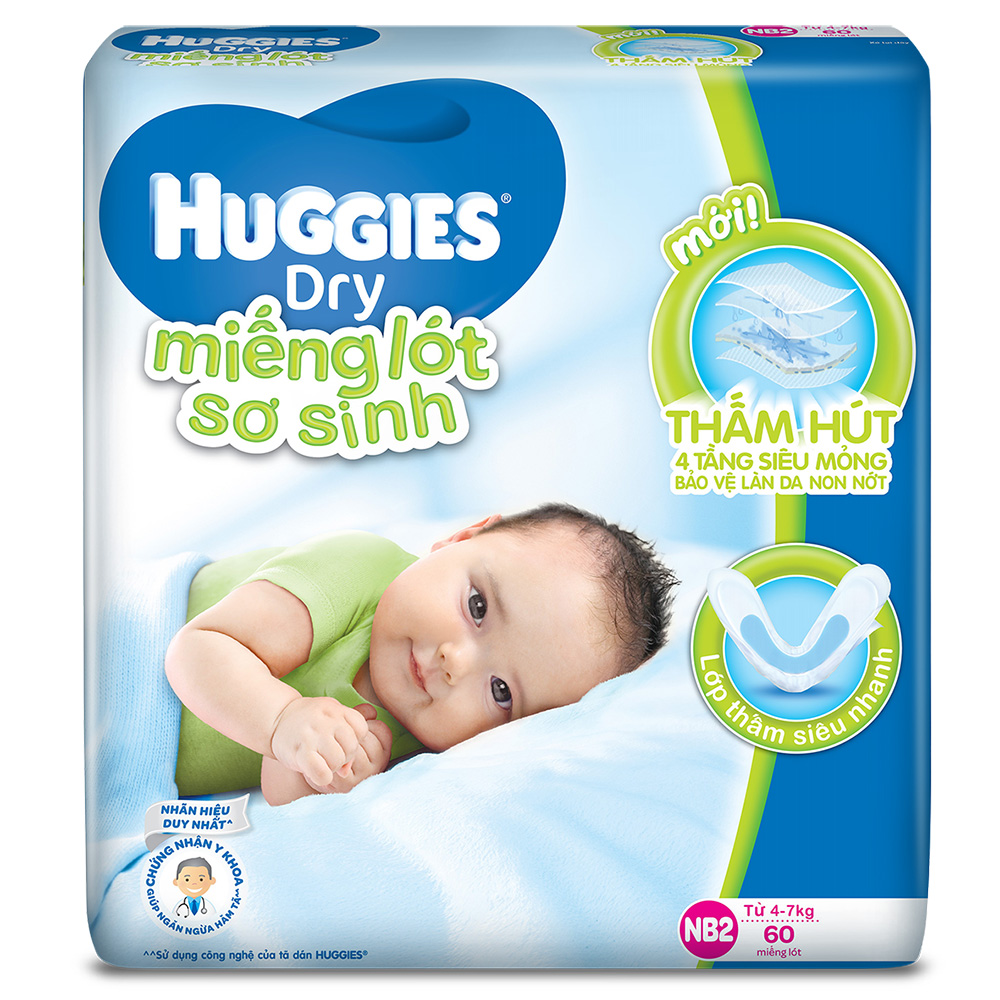 Bỉm Huggies Dry Newborn 1