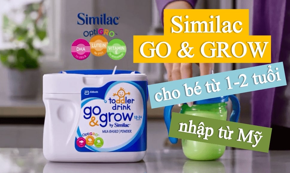 Sữa Similac Go & Grow mang lại rất nhiều dinh dưỡng cho trẻ
