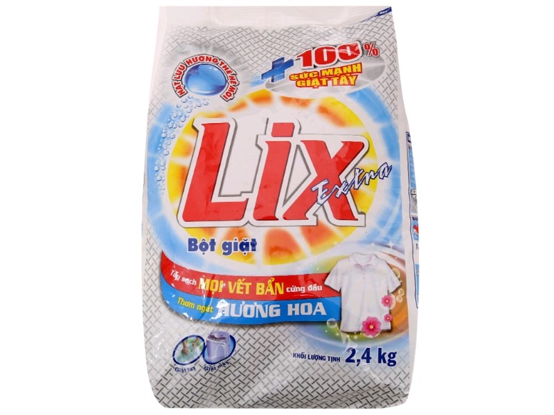 Bột giặt Lix Extra hương hoa
