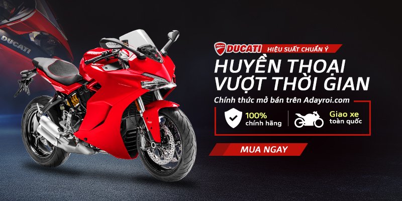  Mua Ducati tại các website thương mại điện tử nhận ưu đãi hấp dẫn