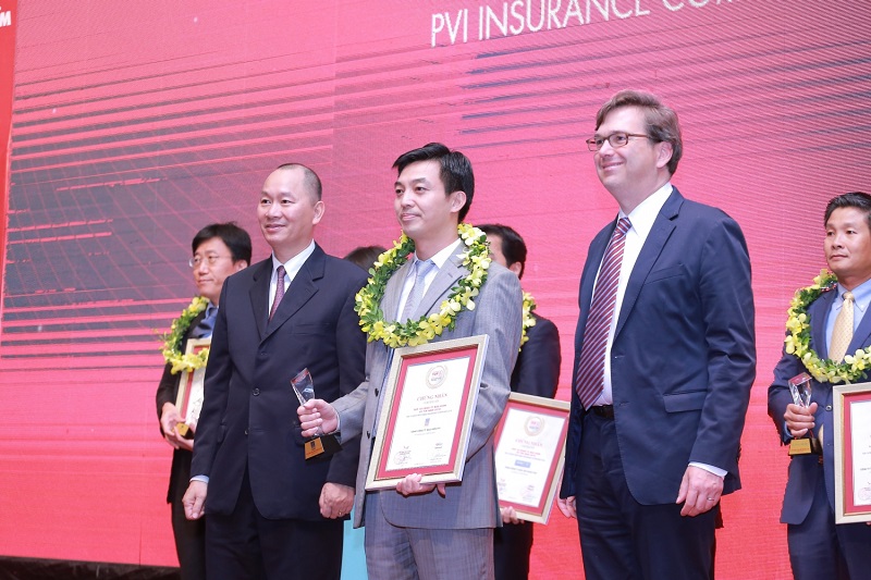Bảo hiểm PVI nhận danh hiệu top 10 công ty bảo hiểm uy tín năm 2018