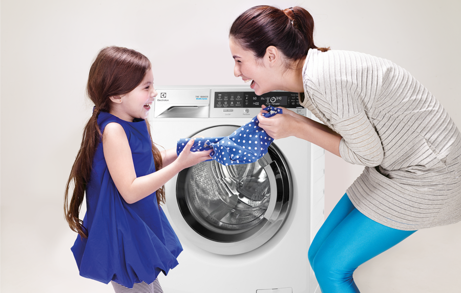 Thiết kế sang trọng, hiện đại của máy giặt Electrolux 