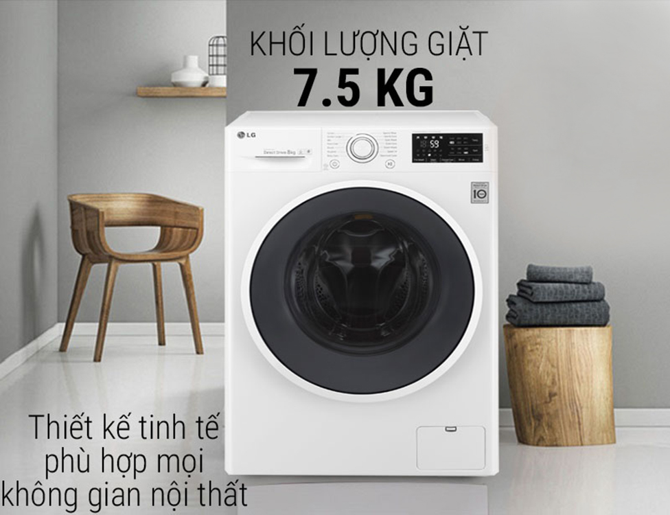 Máy giặt LG có thiết kế tinh tế