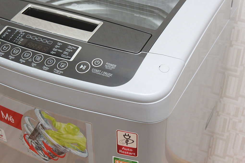 Máy giặt LG cửa trên có mẫu mã rất đẹp và đa dạng kích thước
