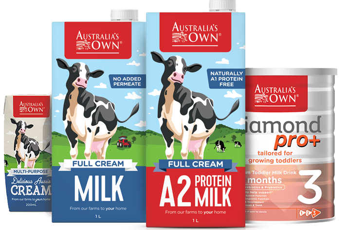 Australia’s Own là thương hiệu sữa nổi tiếng đến từ nước Úc