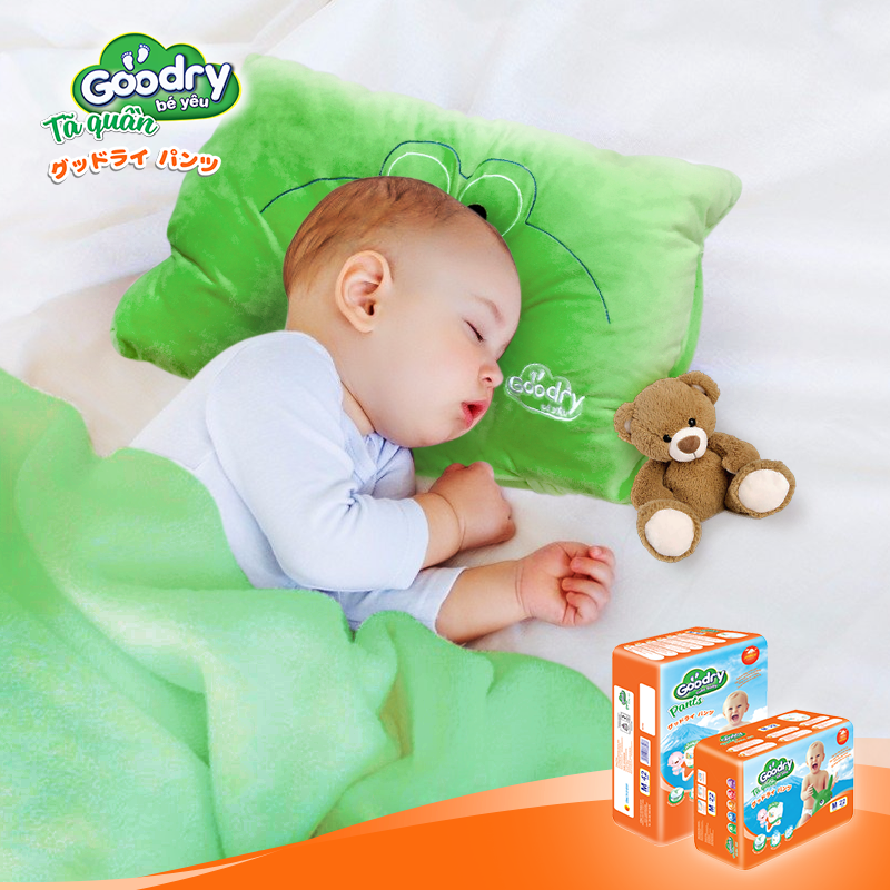 Tã quần Goodry tạo sự thoải mái nhất cho bé kể cả trong giấc ngủ