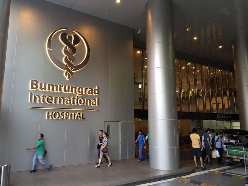 Bệnh viện Bumrungrad nhận được rất nhiều sự tin tưởng từ bệnh nhân