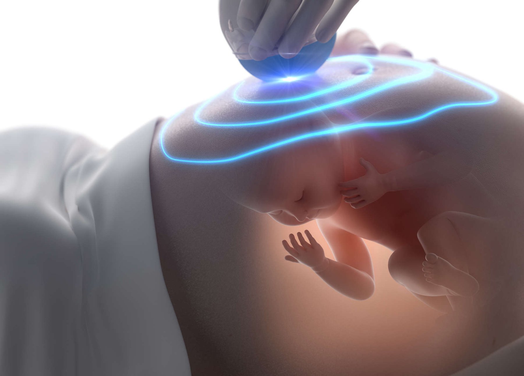 Qua thai máy mẹ bầu có thể xác định dấu hiệu dây rốn quấn cổ con nhiều vòng