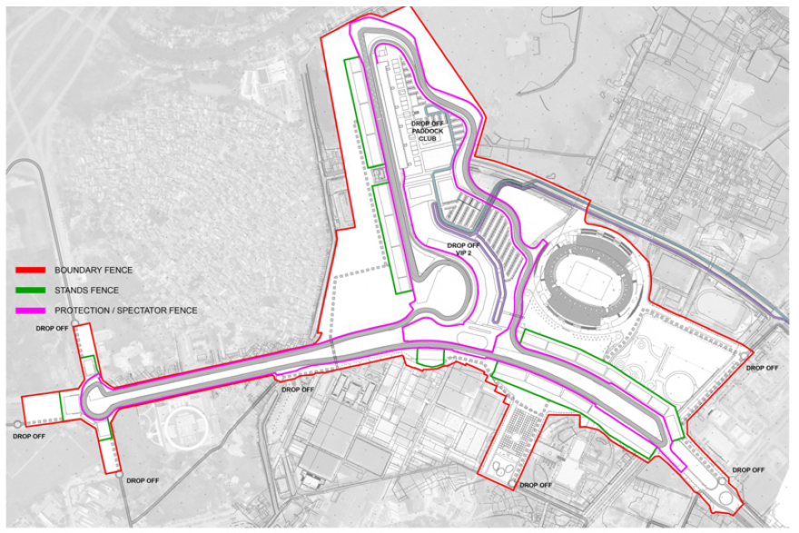 Thiết kế dự kiến của đường đua F1 sẽ xây dựng tại Mỹ Đình